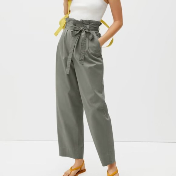 Everlane Pants - Everlane The Paper Bag Pant in Dried Thyme M
